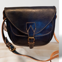 Borsa vintage artigianali Vera pelle Di Capra