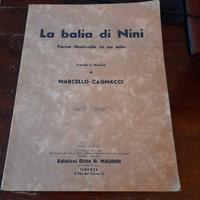 La balia di Ninì farsa musicale in un atto di Marc