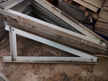 18 staffe fotovoltaico alluminio