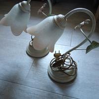coppia di lampade da comodino 
