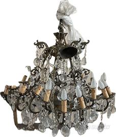 COPIA DI LAMPADARI ANTICHI IN BRONZO