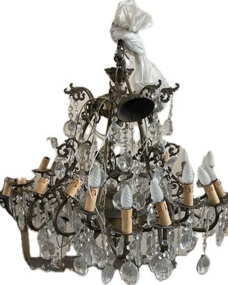 COPIA DI LAMPADARI ANTICHI IN BRONZO