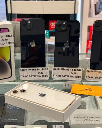 Apple iPhone 14 128GB - BATTERIA 100%