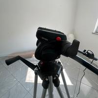 Cavalletto manfrotto con testa  mod. 501HDV