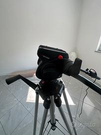 Cavalletto manfrotto con testa  mod. 501HDV