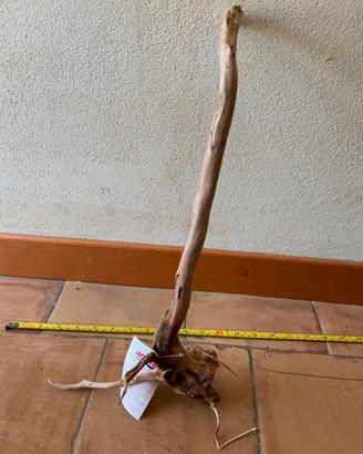 Legnio per acquario da 50 cm 3 pezzi e 1 noce
