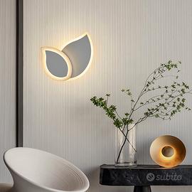 Applique da Parete Interno 22W, a forma di foglia