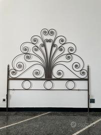Testiera letto ARTIGIANALE in Ferro Battuto