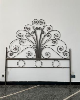 Testiera letto ARTIGIANALE in Ferro Battuto