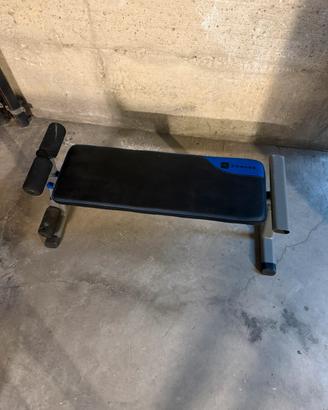 Panca per addominali e pesi Domyos (Decathlon)