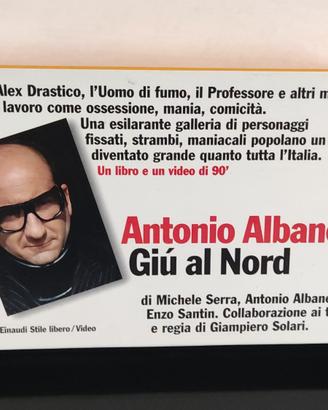 Giù al Nord - Antonio Albanese - VHS+LIBRO+risate