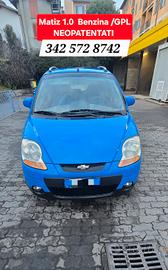 Chevrolet  Matiz 1.0 benzina/GPL NEOPATENTATI 
