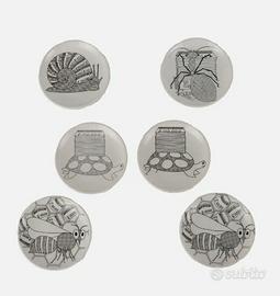 Gruppo piattini Piero Fornasetti