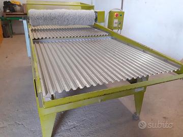 Macchina raccolta fagiolini piu banco