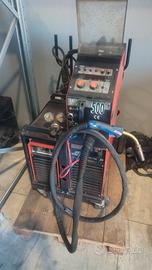 saldatrice mig pulsato sinergica Kemppi pro 500amp