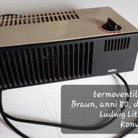 termoventilatore design Braun vintage
