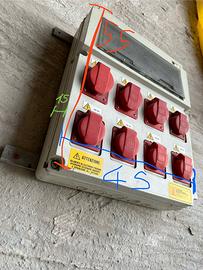 Quadro elettrico da cantiere trifase