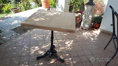 Tavolo base in ghisa