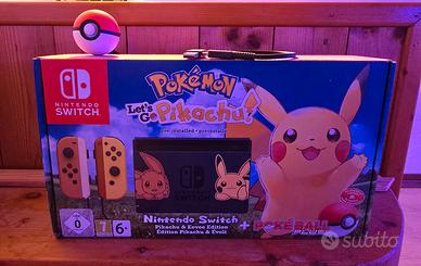 Nintendo Switch Let's Go Pikachu Eevee Ed Limitata