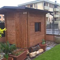 Casetta legno cm. 200x200