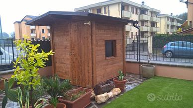 Casetta legno cm. 200x200