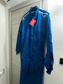 TUTA OMP OVERALL FIA 8856-2018 - XXL - BLU - Nuova
