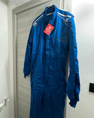 TUTA OMP OVERALL FIA 8856-2018 - XXL - BLU - Nuova