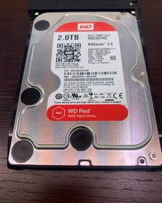 HARD DISK 3,5 WD RED NASWARE 2 TB