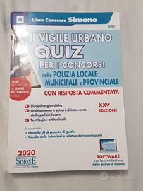 manuale e libro quiz per concorso vigile urbano