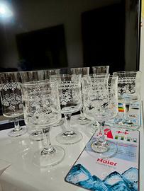 Bicchieri cristallo vintage 