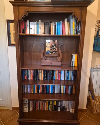 libreria classica noce