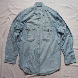Camicia uomo jeans 37 S 