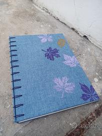 Quaderno azzurro pentagrammato 