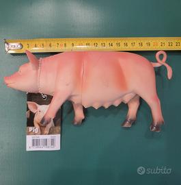 Maiale in gomma rosa