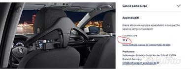 Appendiabiti e modulo base Volkswagen