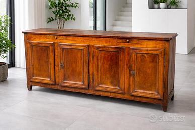 Antica credenza in noce a quattro ante primi '800