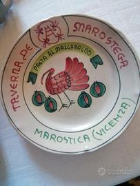 Coppia di piatti del buon ricordo