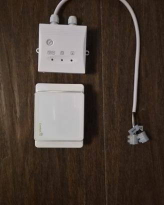 Wireless e placca Termostato comfort.me