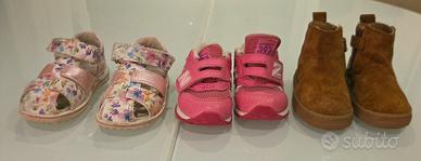 Scarpe bambina n.20 – New Balance, Primigi, Obaibi