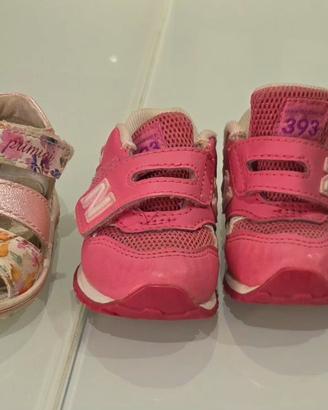 Scarpe bambina n.20 – New Balance, Primigi, Obaibi