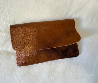 Pochette / Clutch in vera pelle - Made in Italy
