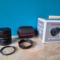 Obiettivo Samyang AF 18mm f/2.8 FE per sony FF