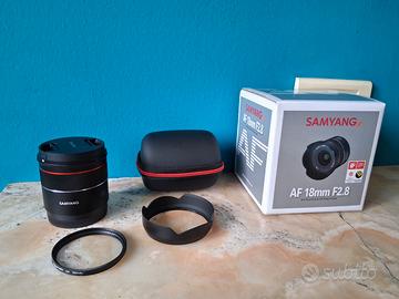 Obiettivo Samyang AF 18mm f/2.8 FE per sony FF