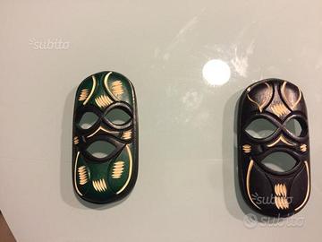 Due maschere dall'Africa originali