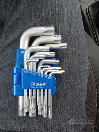 Set chiavi Torx S&R completo T6-T60