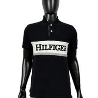 Polo Tommy Hilfiger Uomo Nero Cotone Taglia S