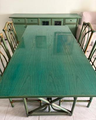 salotto rattan
