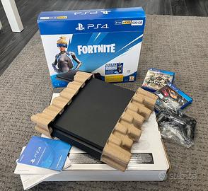 ps4 slim 500 gb+2joystick+giochi anche non in foto