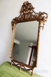 Specchiera dorata Vintage