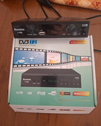decoder digitale terrestre Romicta T-265 dvbt2